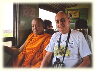 Tajlandia, Z.Fronczek z mnichem buddyjskim